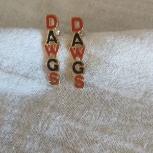 Georgia Bulldogs earrings